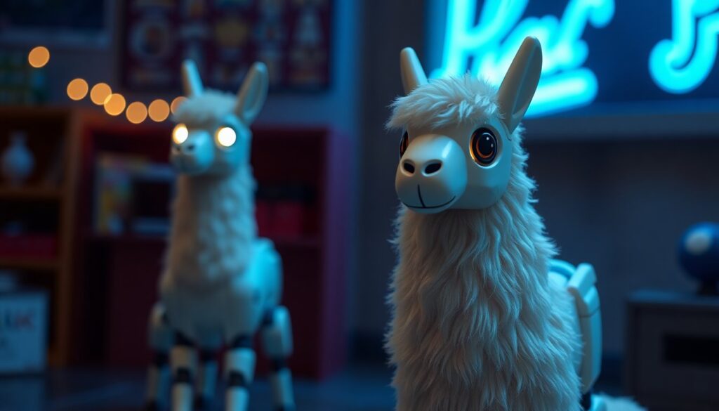 robotic llamas blueflamepublishing giveaway